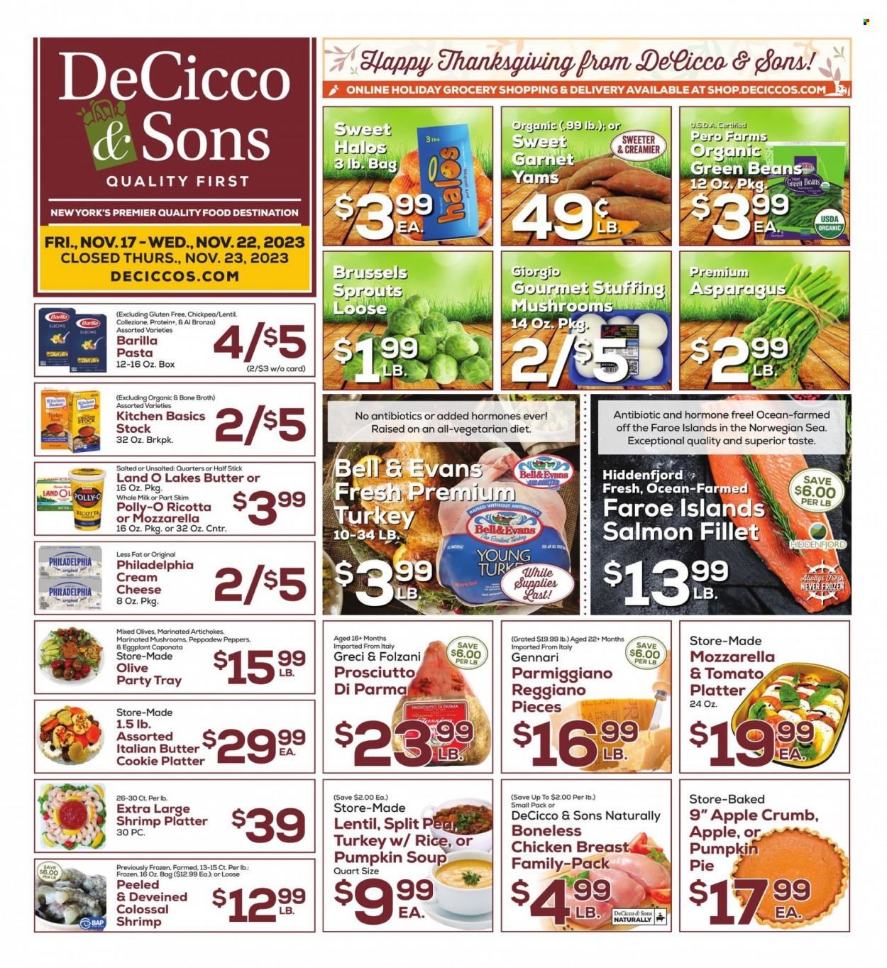 DeCicco & Sons (NY) Weekly Ad Flyer Specials November 17 to November 22, 2023