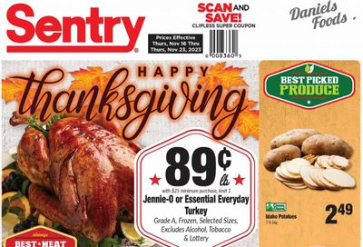 Sentry Foods (WI) Weekly Ad Flyer Specials November 16 to November 23, 2023