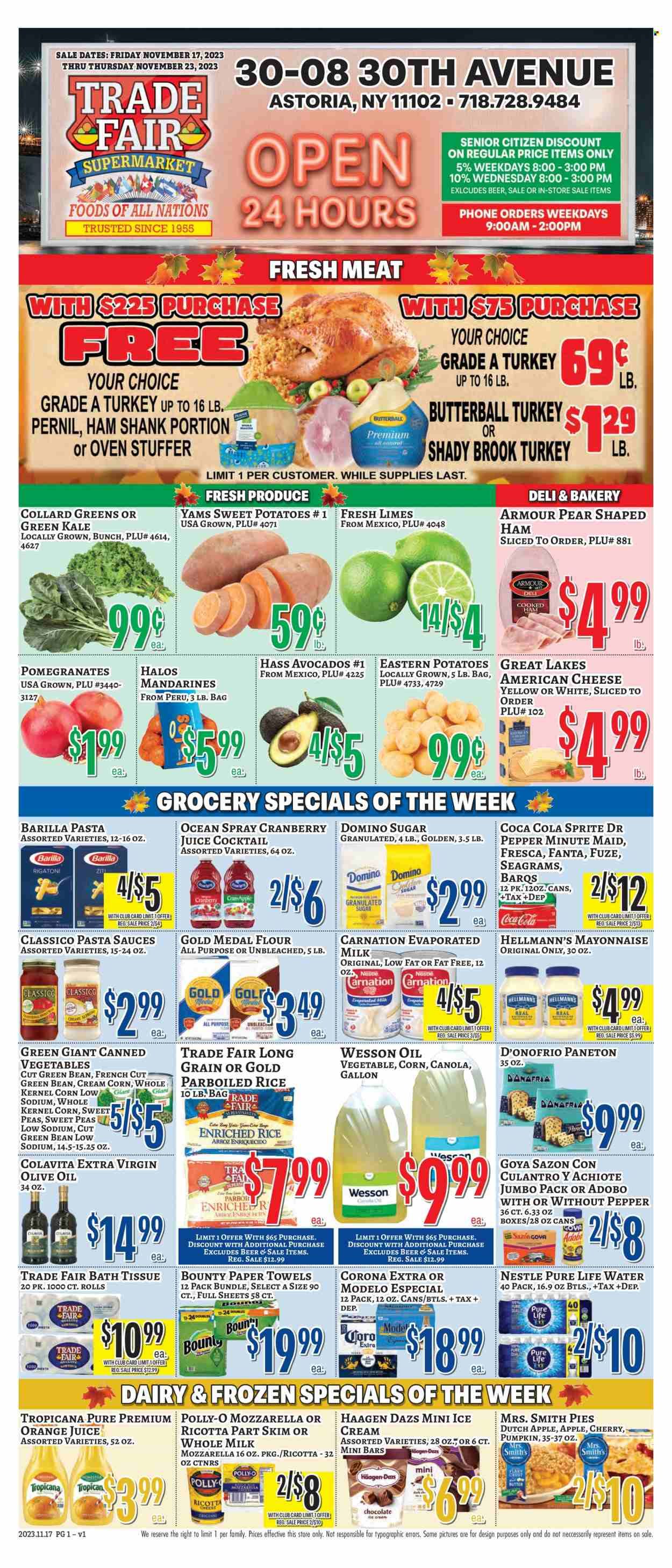 Trade Fair Supermarket (NY) Weekly Ad Flyer Specials November 17 to November 23, 2023