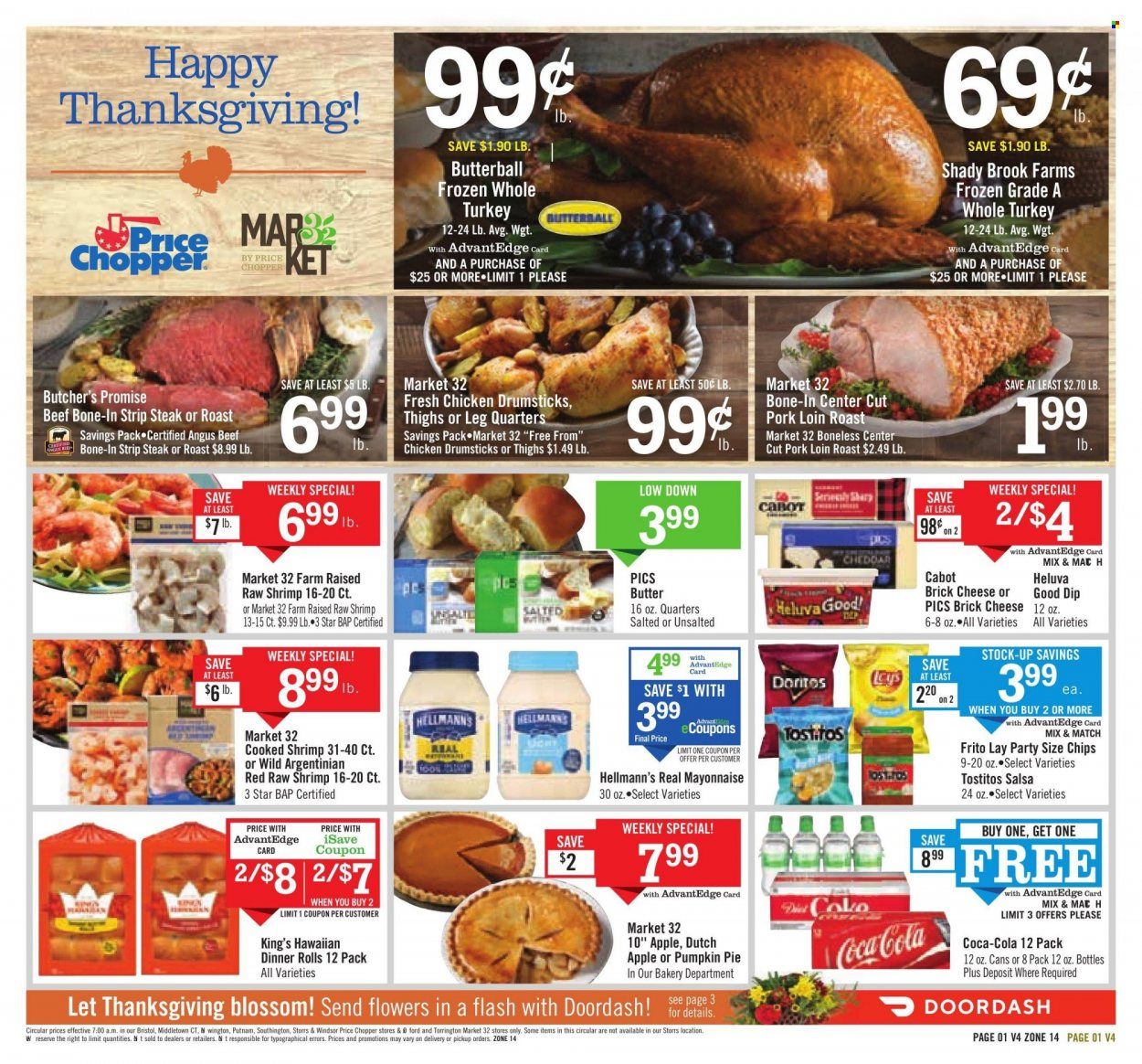 Price Chopper (CT) Weekly Ad Flyer Specials November 19 to November 25, 2023