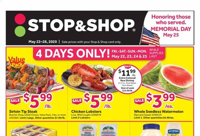 Stop & Shop Weekly Ad & Flyer May 22 to 28