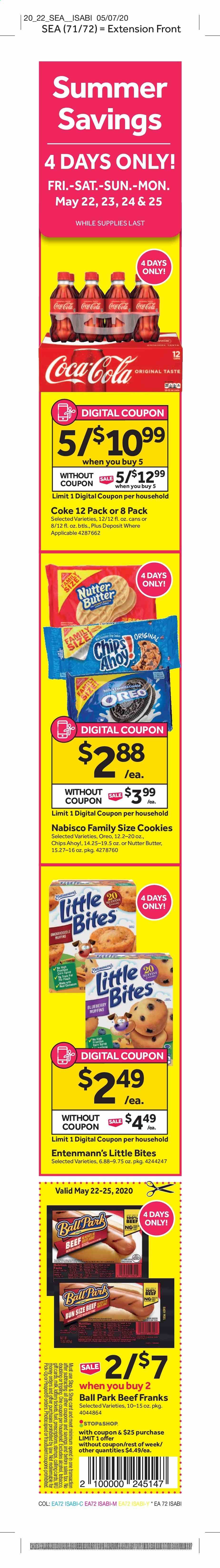 Stop & Shop Weekly Ad & Flyer May 22 to 28