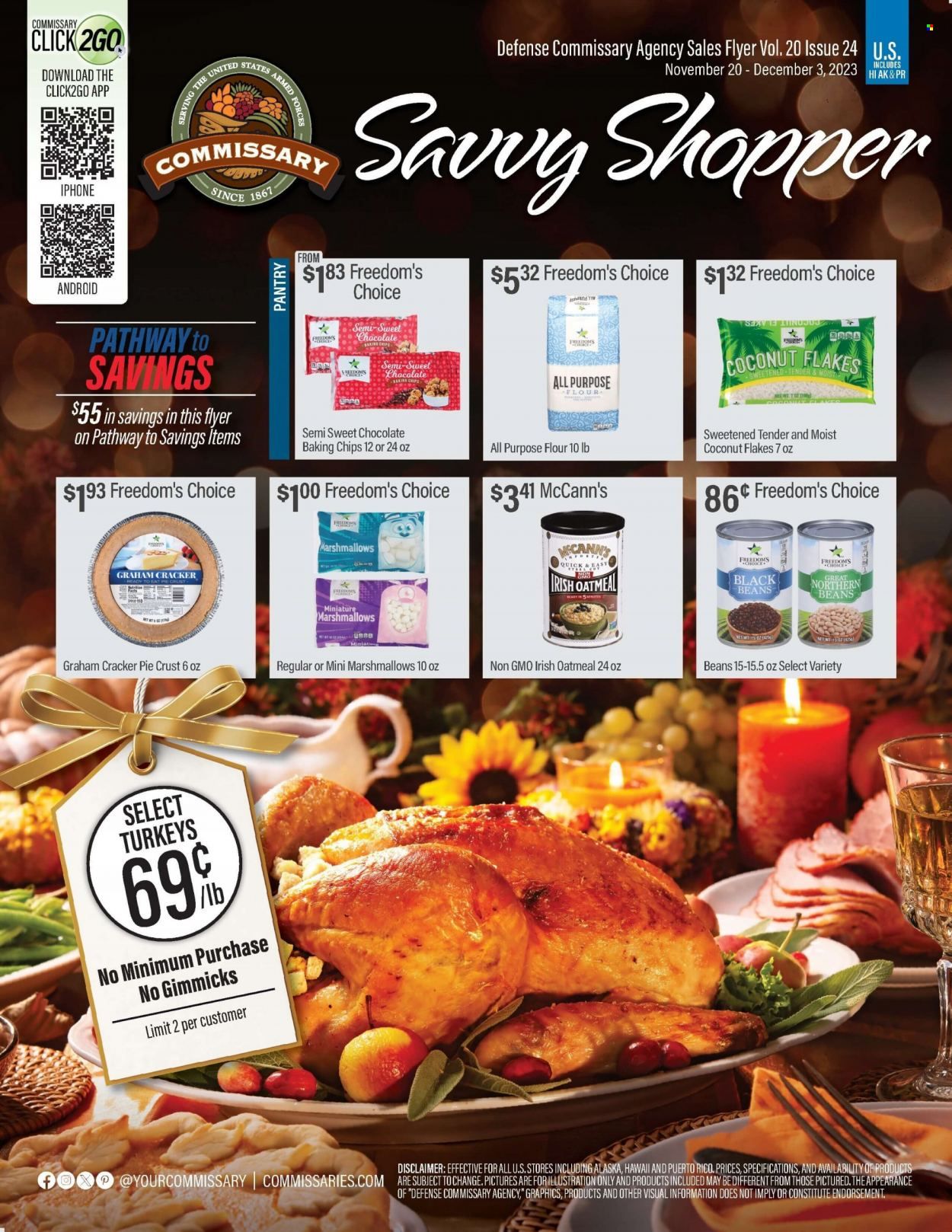 Commissary Weekly Ad Flyer Specials November 20 to December 3, 2023