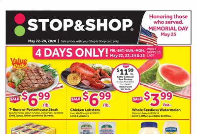Stop & Shop Weekly Ad & Flyer May 22 to 28