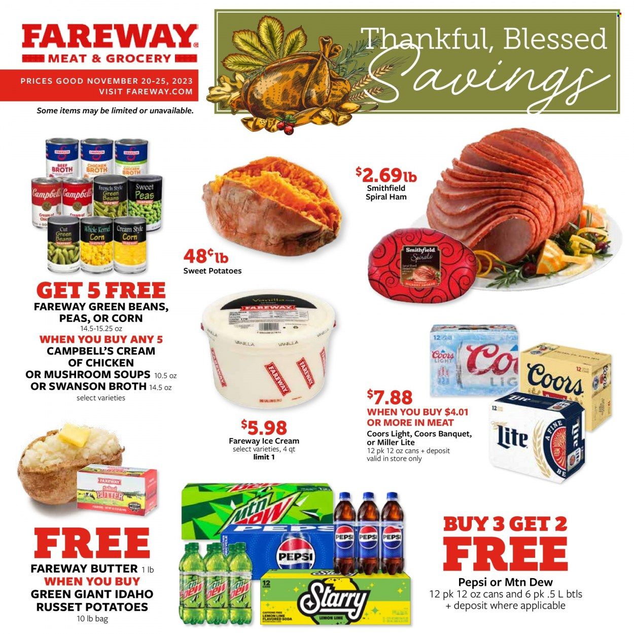 Fareway (IA) Weekly Ad Flyer Specials November 20 to November 25, 2023