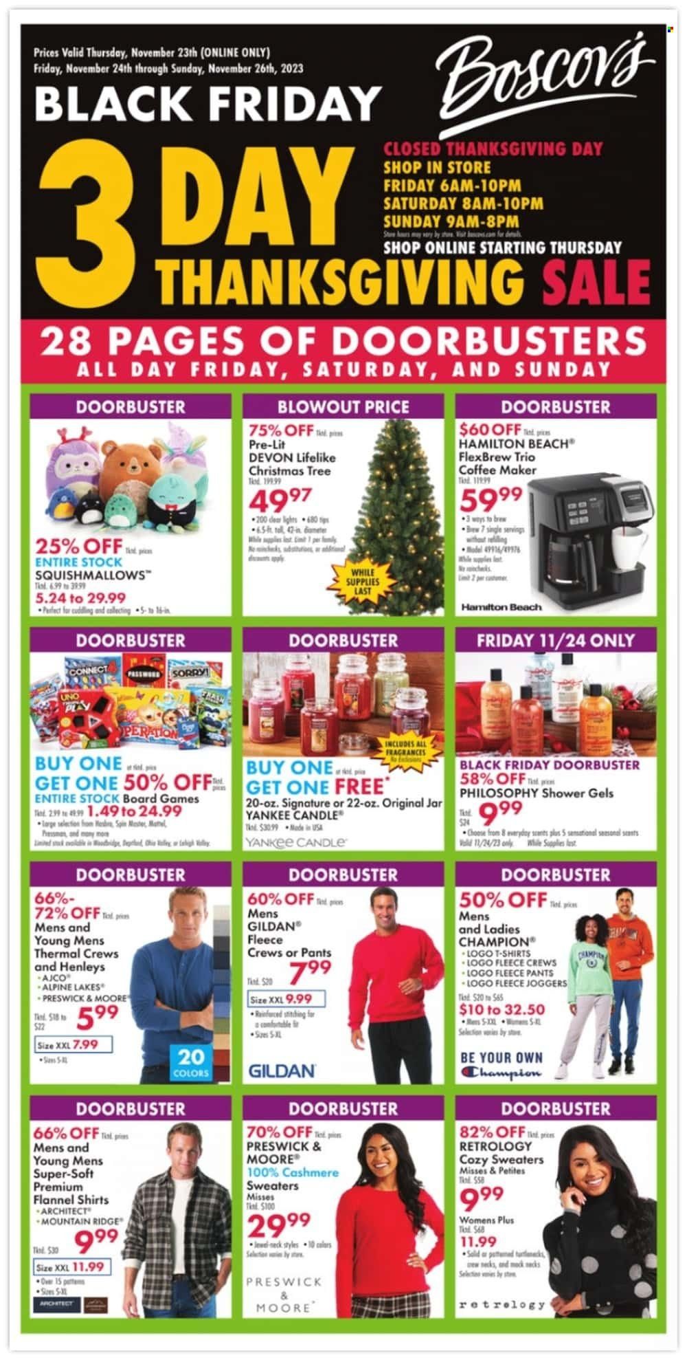 Boscov's (CT, DE, MD, NJ, NY, PA) Weekly Ad Flyer Specials November 23 to November 26, 2023