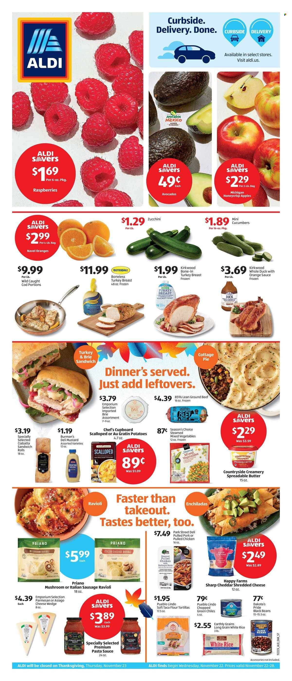 ALDI (WI) Weekly Ad Flyer Specials November 22 to November 28, 2023