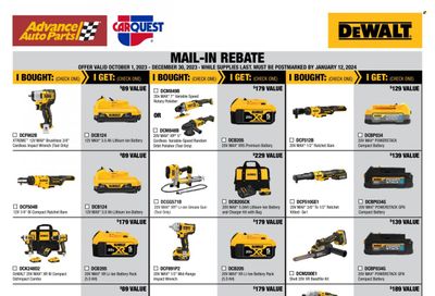 Carquest Weekly Ad Flyer Specials October 1 to December 30, 2023