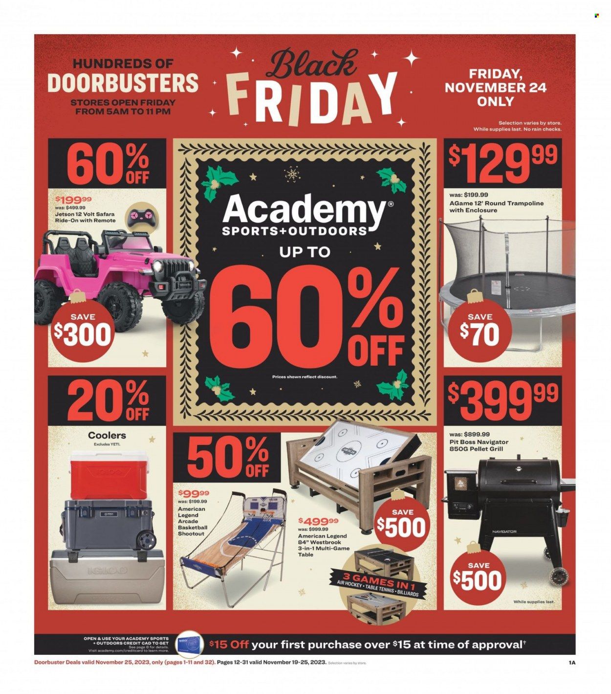 Academy Sports + Outdoors Weekly Ad Flyer Specials November 24 to November 24, 2023