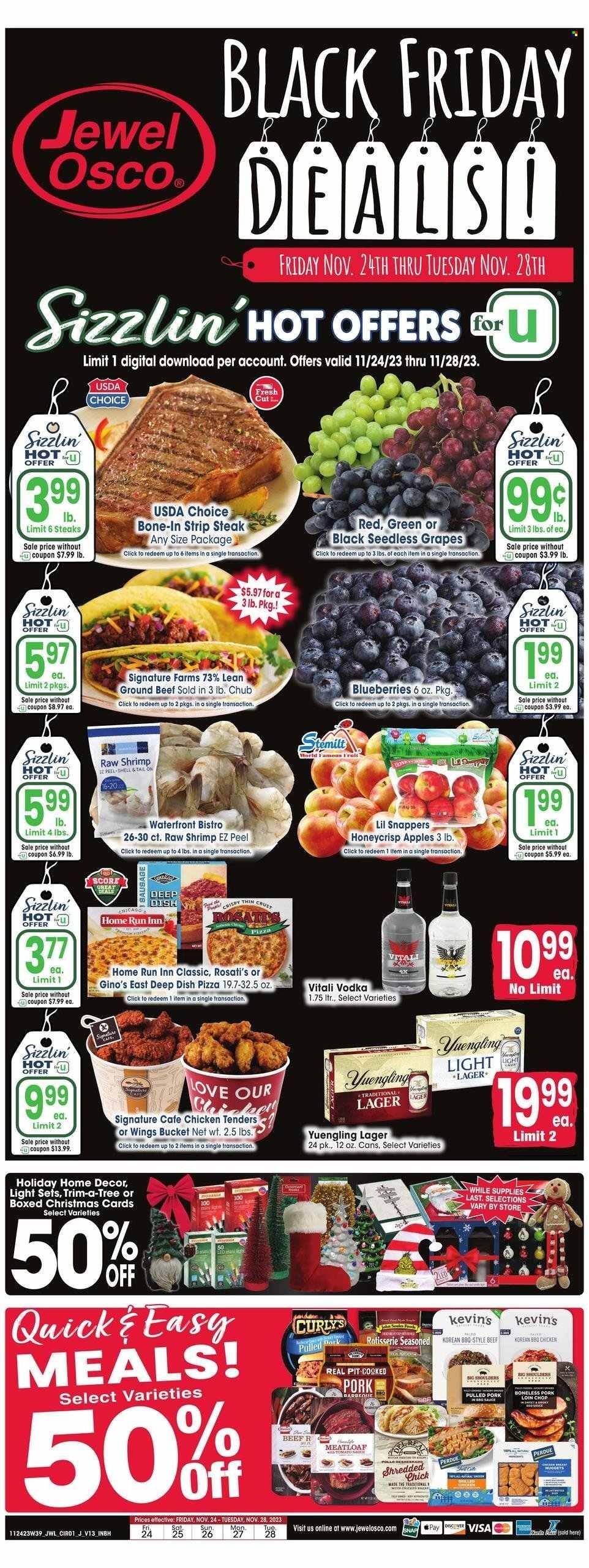 Jewel Osco (IN) Weekly Ad Flyer Specials November 24 to November 28, 2023