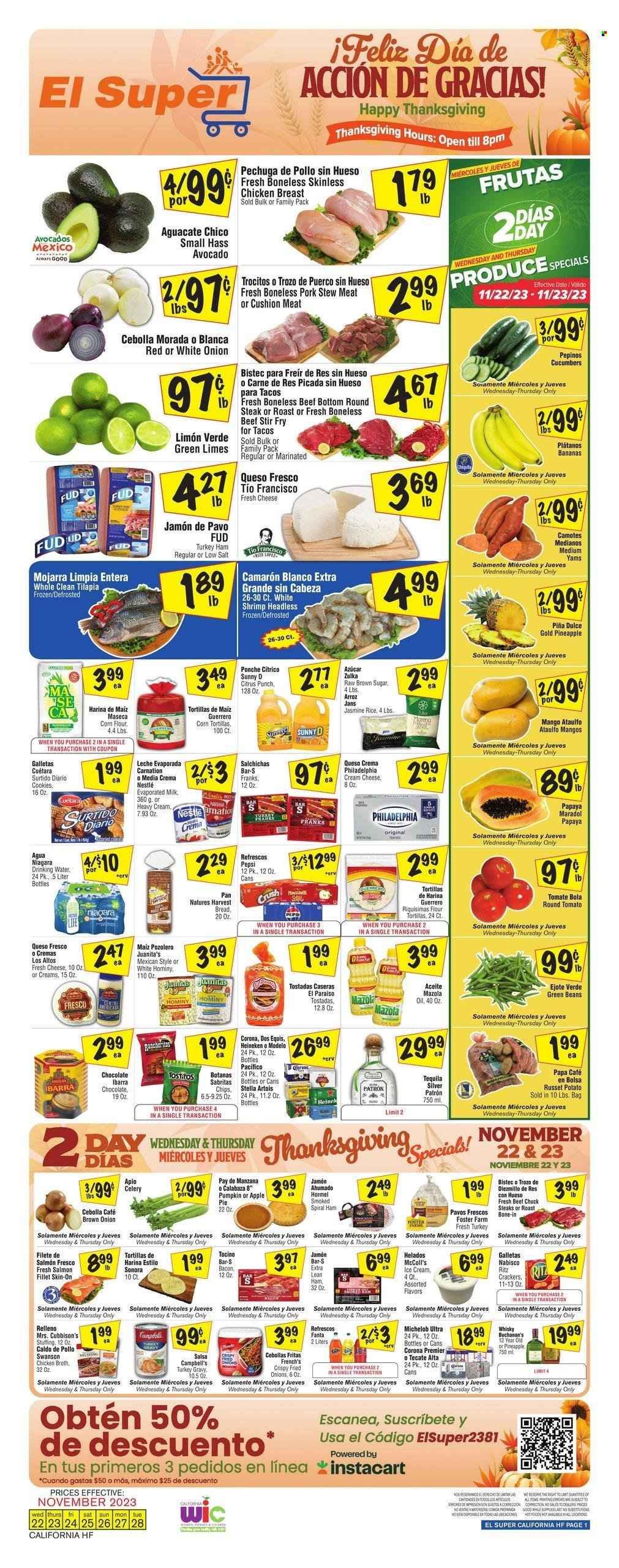 El Super (CA) Weekly Ad Flyer Specials November 22 to November 28, 2023