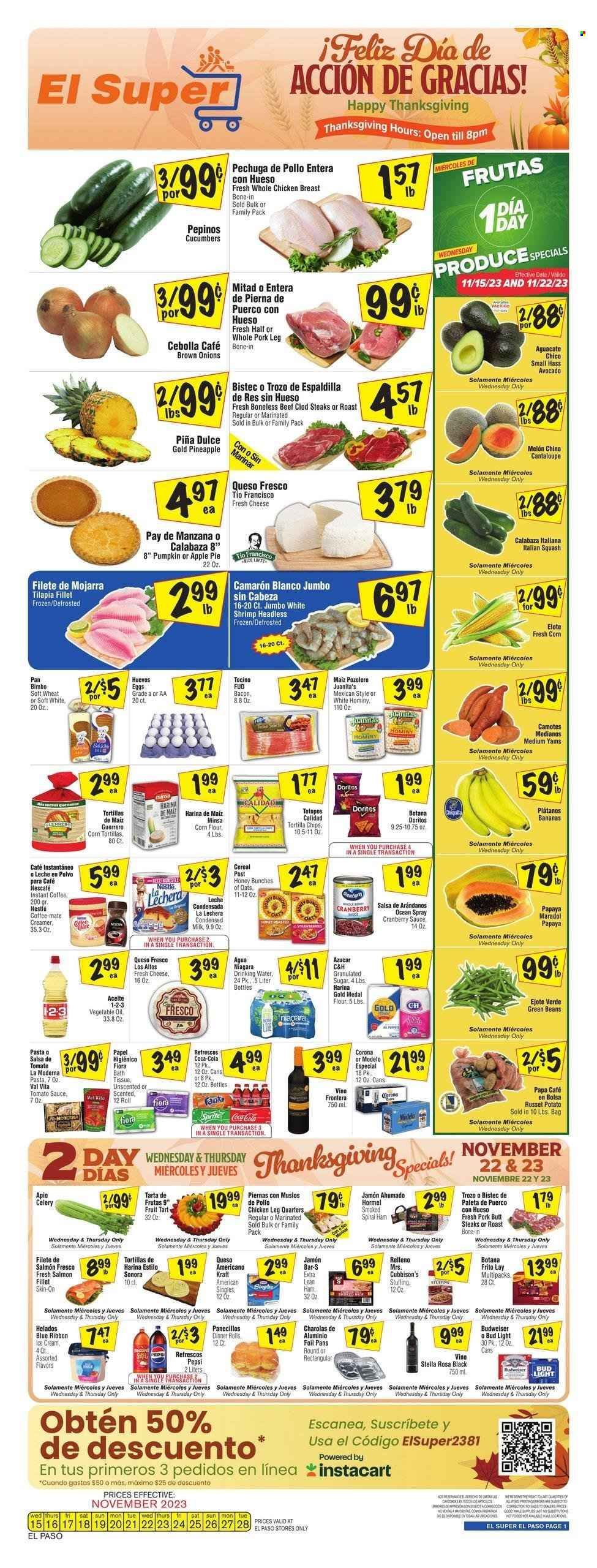 El Super (TX) Weekly Ad Flyer Specials November 22 to November 28, 2023