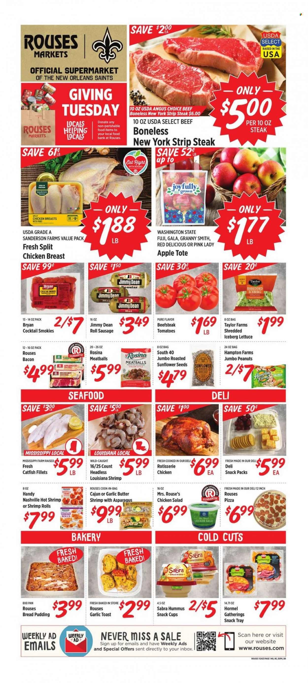 Rouses Markets (LA) Weekly Ad Flyer Specials November 24 to November 29, 2023