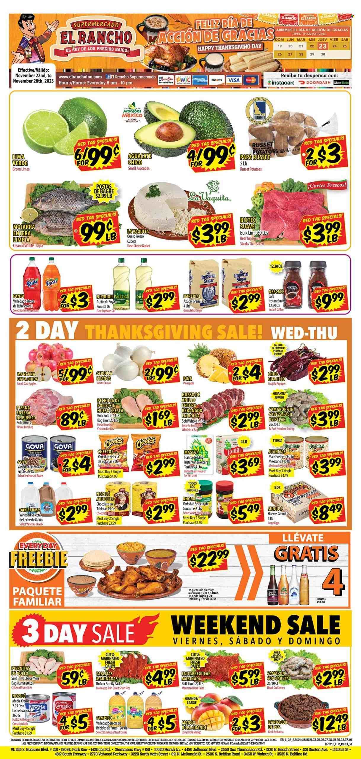 El Rancho (TX) Weekly Ad Flyer Specials November 22 to November 28, 2023