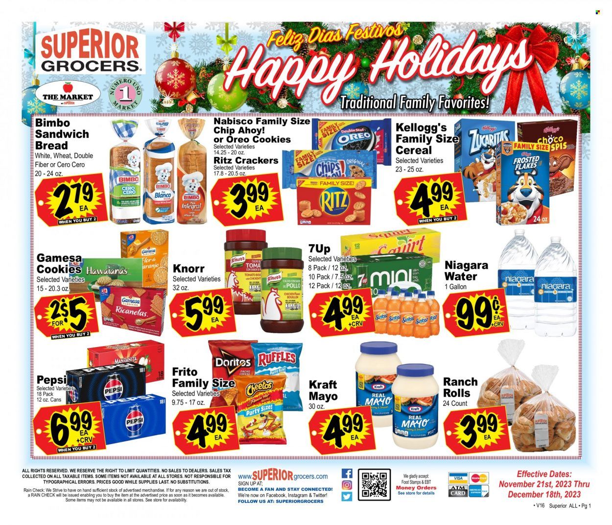 Superior Grocers (CA) Weekly Ad Flyer Specials November 21 to December 18, 2023