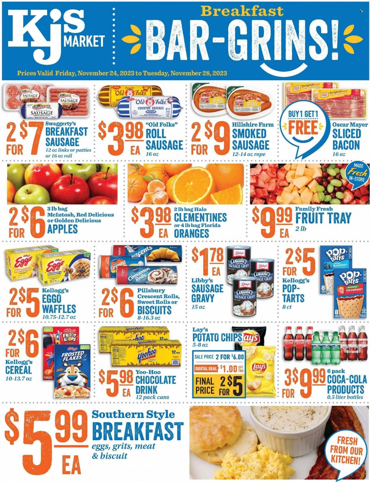 KJ´s Market (GA, SC) Weekly Ad Flyer Specials November 24 to November 28, 2023