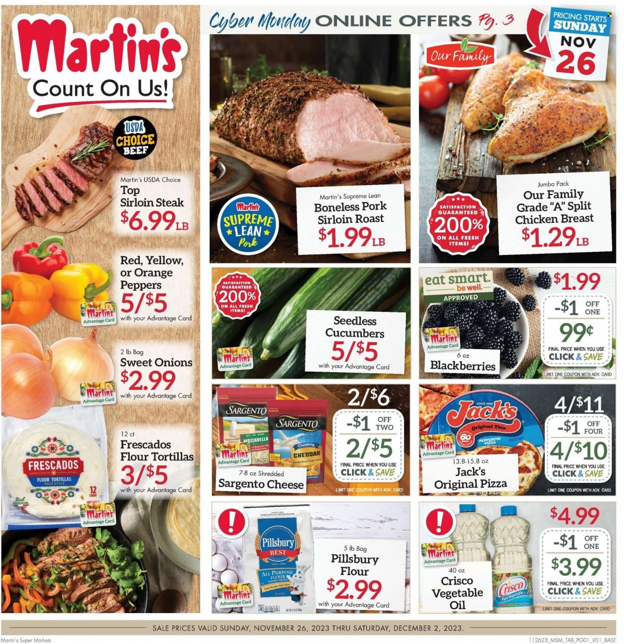Martin’s (IN, MI) Weekly Ad Flyer Specials November 26 to December 2, 2023