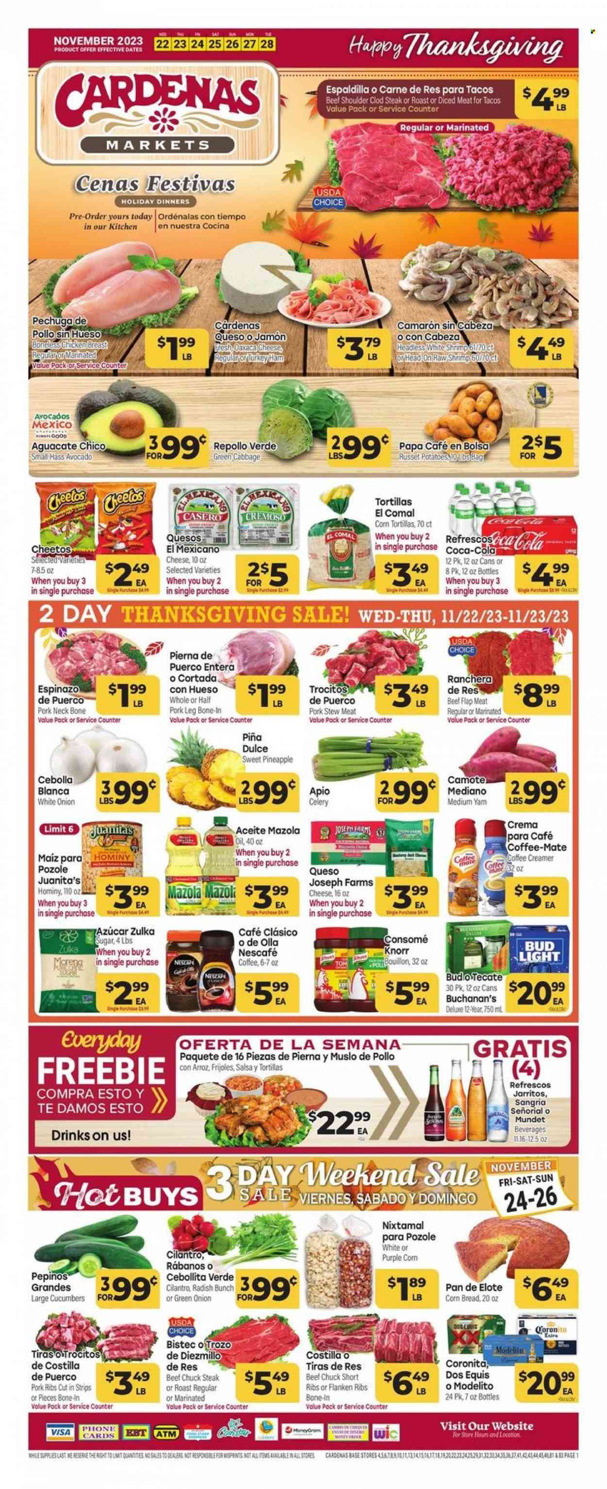 Cardenas (CA, NV) Weekly Ad Flyer Specials November 22 to November 28, 2023