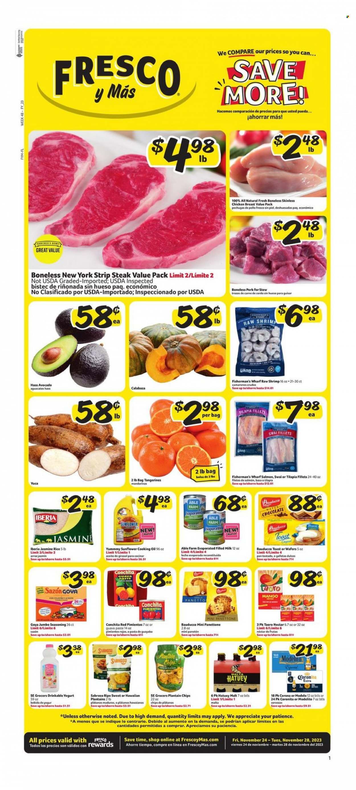 Fresco y Más (FL) Weekly Ad Flyer Specials November 24 to November 28, 2023