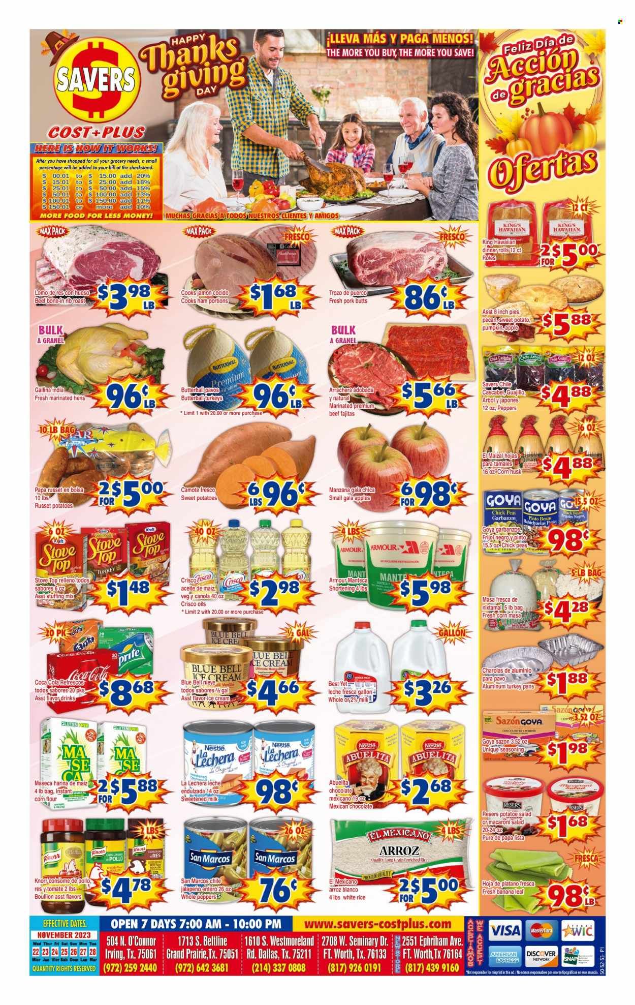 Savers Cost Plus (TX) Weekly Ad Flyer Specials November 22 to November 28, 2023