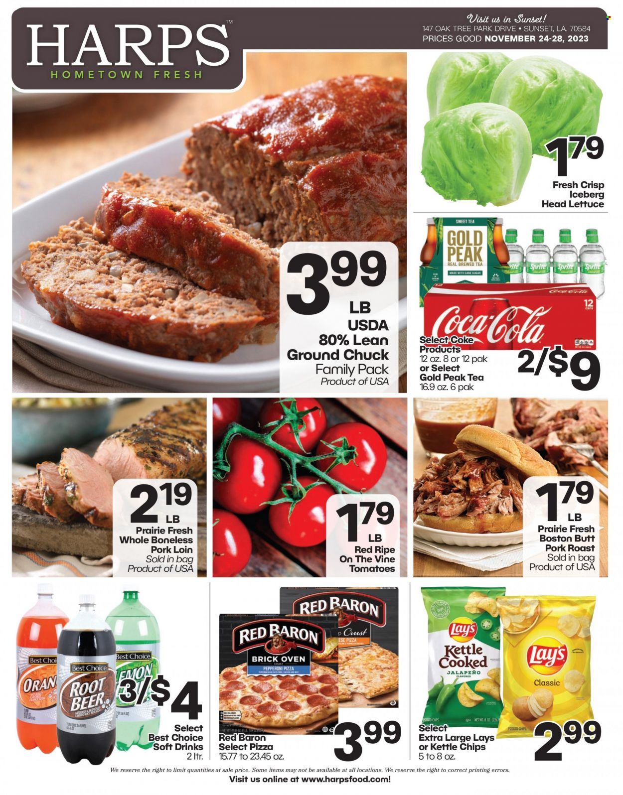 Harps Hometown Fresh (AR, KS, MO, OK) Weekly Ad Flyer Specials November 24 to November 28, 2023
