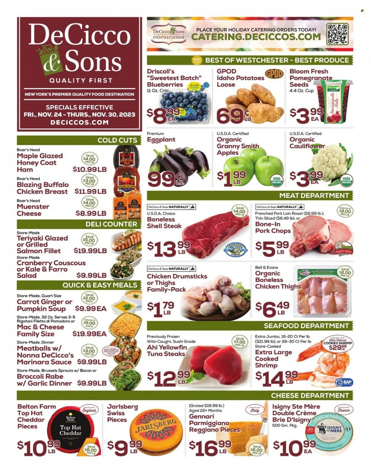 DeCicco & Sons (NY) Weekly Ad Flyer Specials November 24 to November 30, 2023