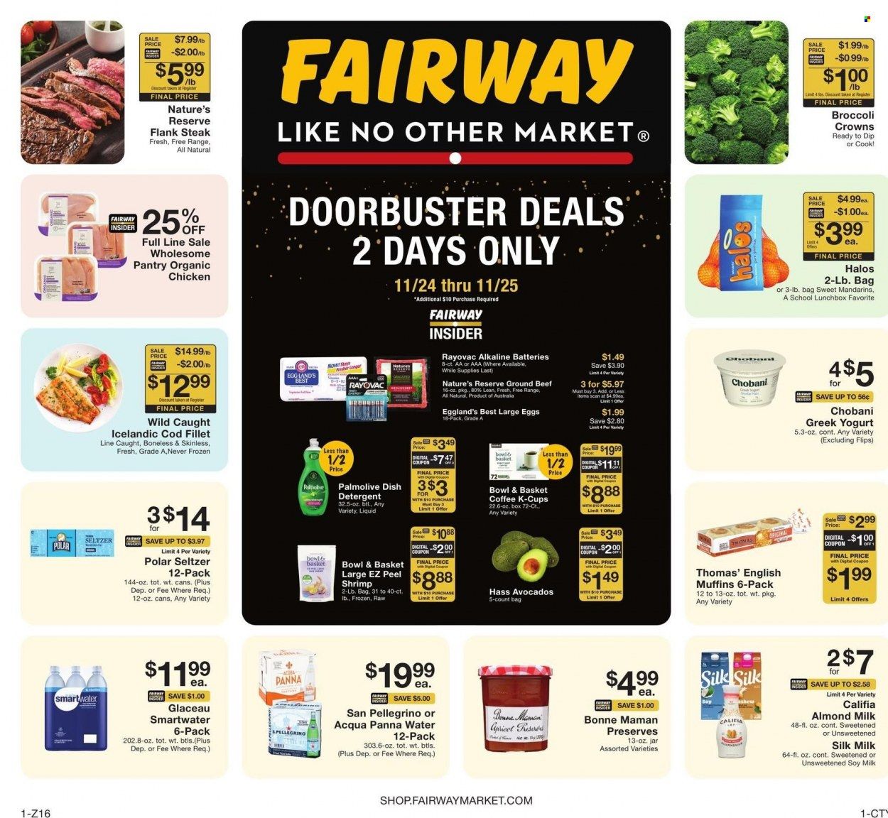 Fairway Market (CT, NJ, NY) Weekly Ad Flyer Specials November 24 to November 30, 2023