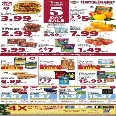 Harris Teeter Weekly Ad Flyer Specials November 24 to November 28, 2023