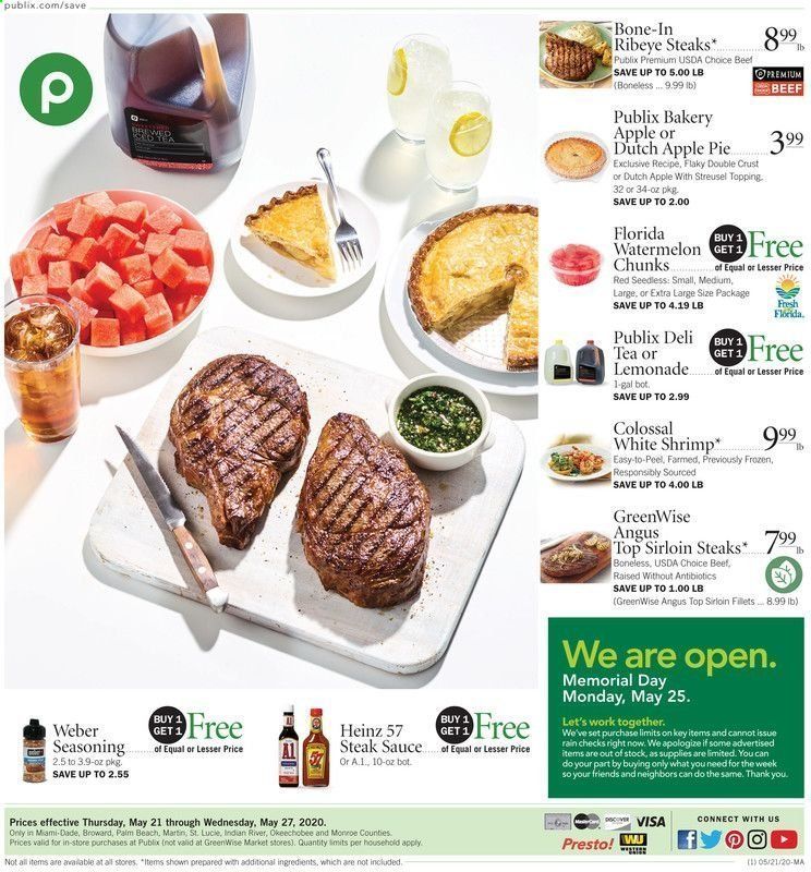 Publix Weekly Ad & Flyer May 21 to 27