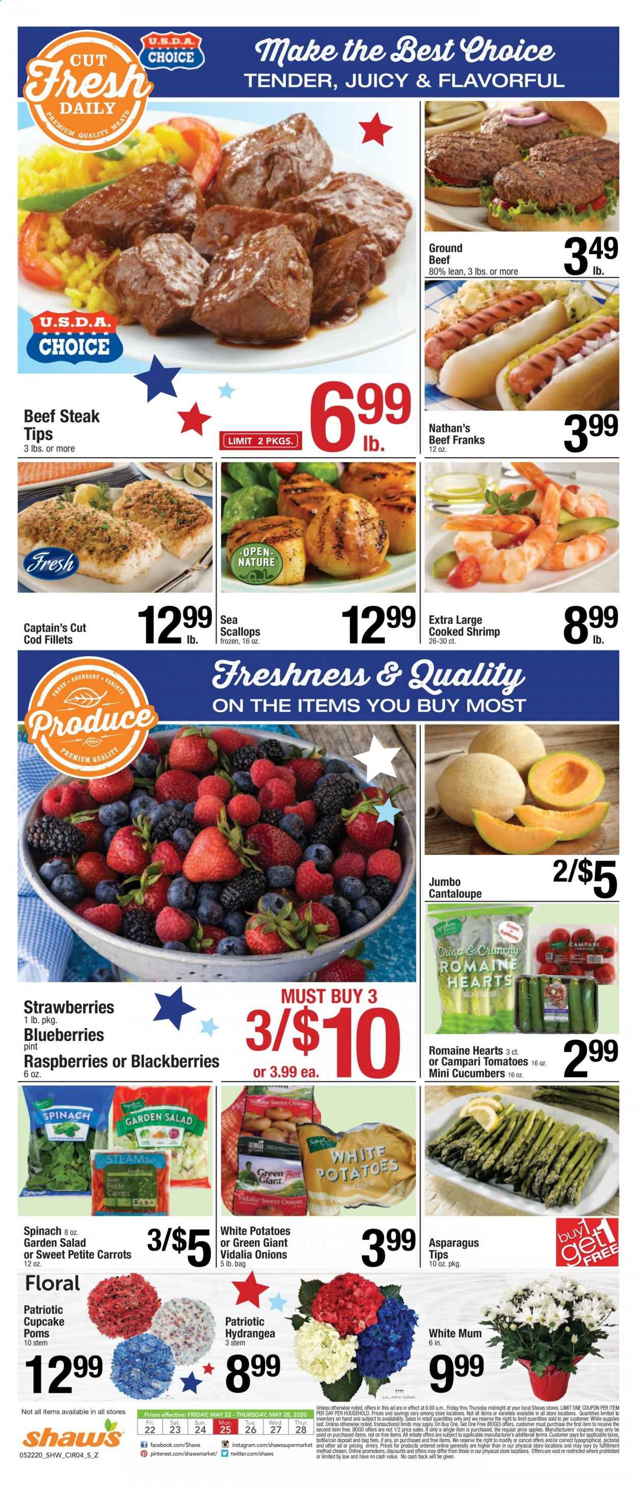 Shaw’s Weekly Ad & Flyer May 22 to 28