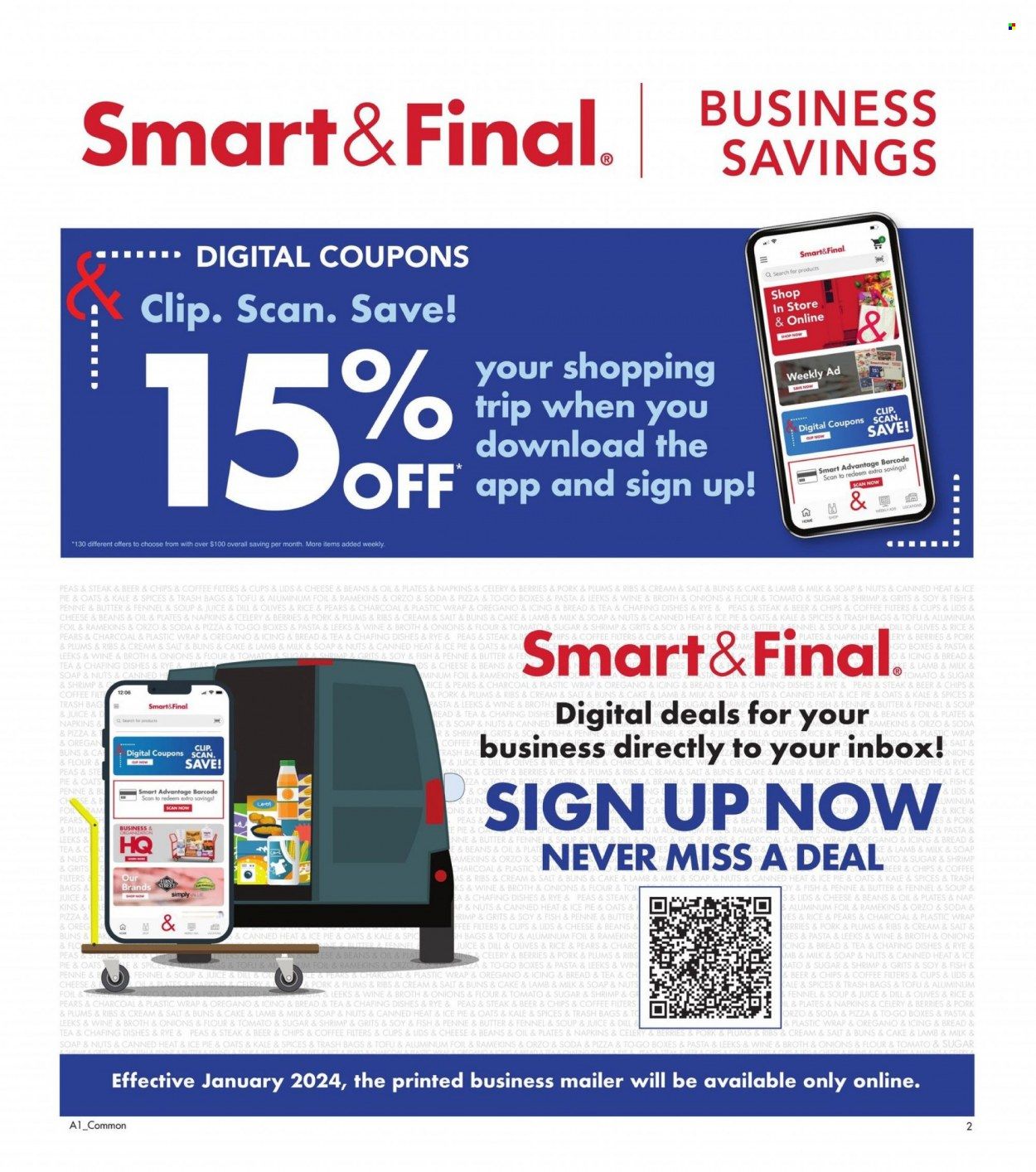 Smart & Final (AZ, CA) Weekly Ad Flyer Specials November 29 to December 12, 2023