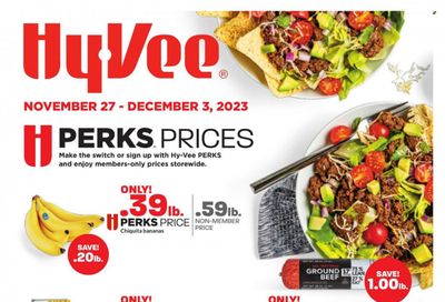 Hy-Vee (IA, IL, MN, MO, SD) Weekly Ad Flyer Specials November 27 to December 3, 2023