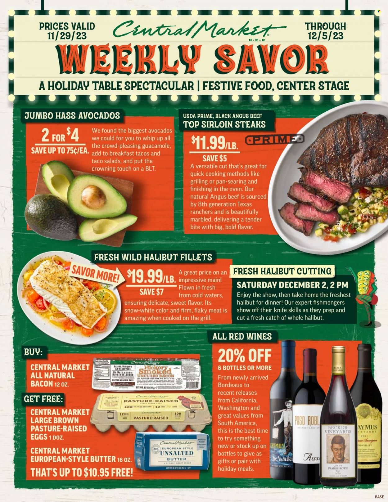 Central Market (TX) Weekly Ad Flyer Specials November 29 to December 5, 2023