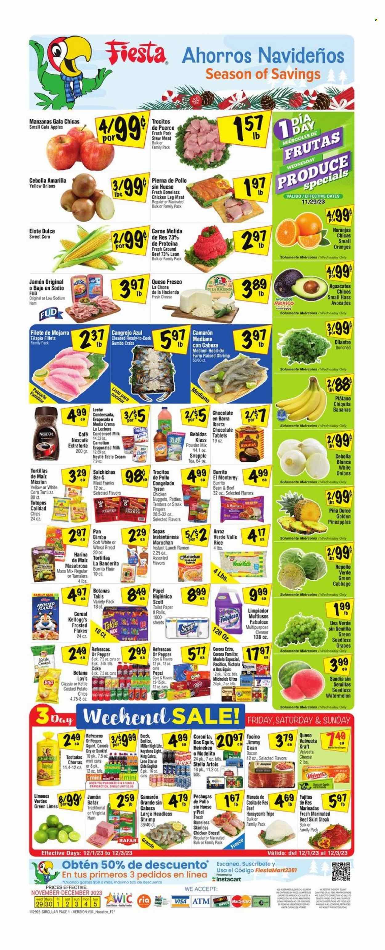Fiesta Mart (TX) Weekly Ad Flyer Specials November 29 to December 5, 2023
