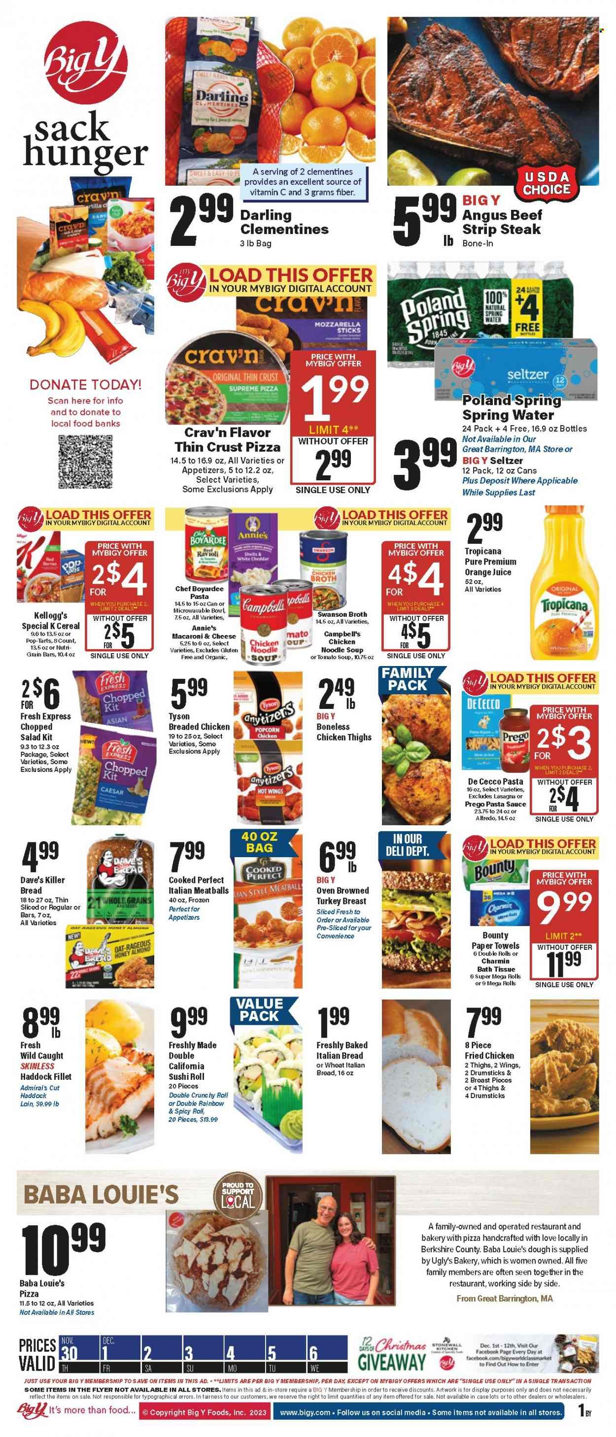 Big Y (MA) Weekly Ad Flyer Specials November 30 to December 6, 2023