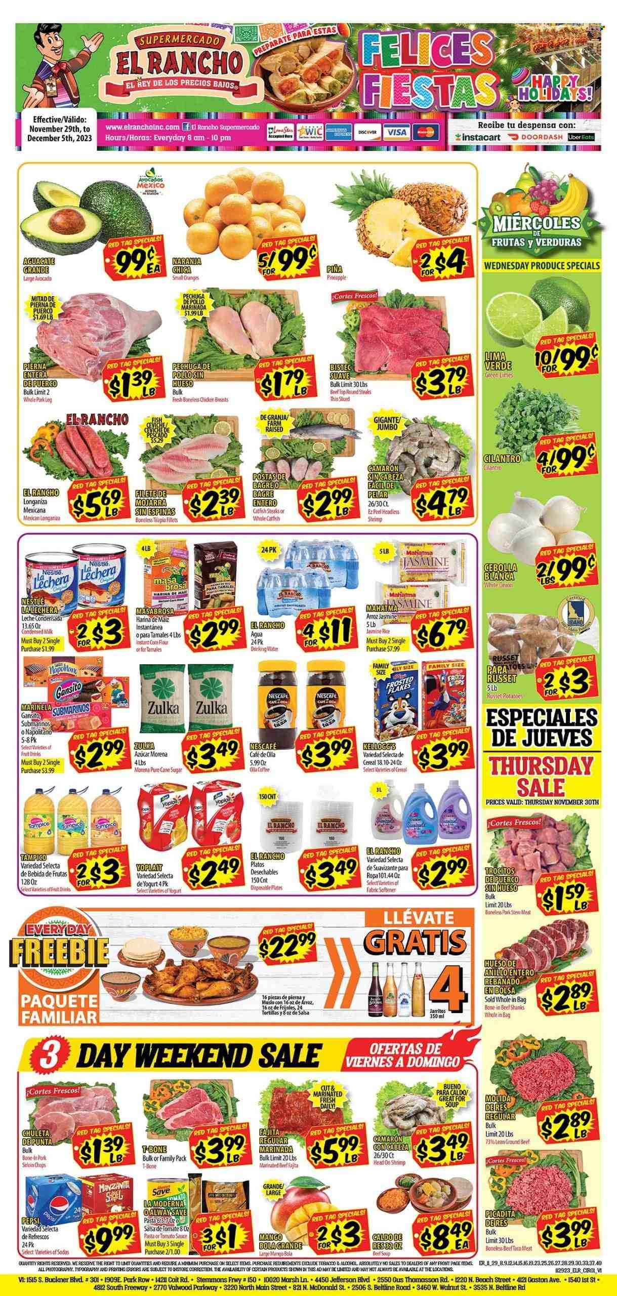 El Rancho (TX) Weekly Ad Flyer Specials November 29 to December 5, 2023