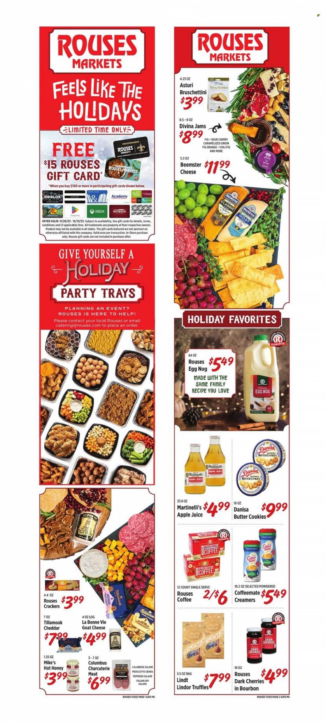 Rouses Markets (MS) Weekly Ad Flyer Specials November 29 to December 6, 2023