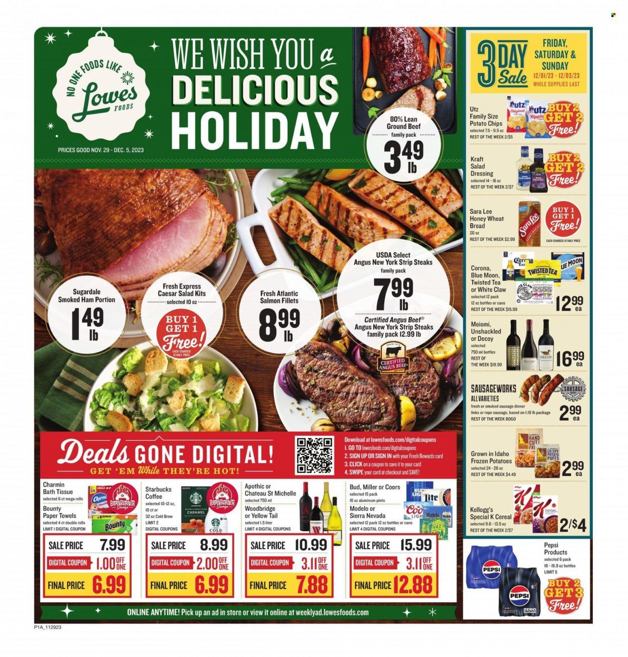 Lowes Foods (NC, SC) Weekly Ad Flyer Specials November 29 to December 5, 2023