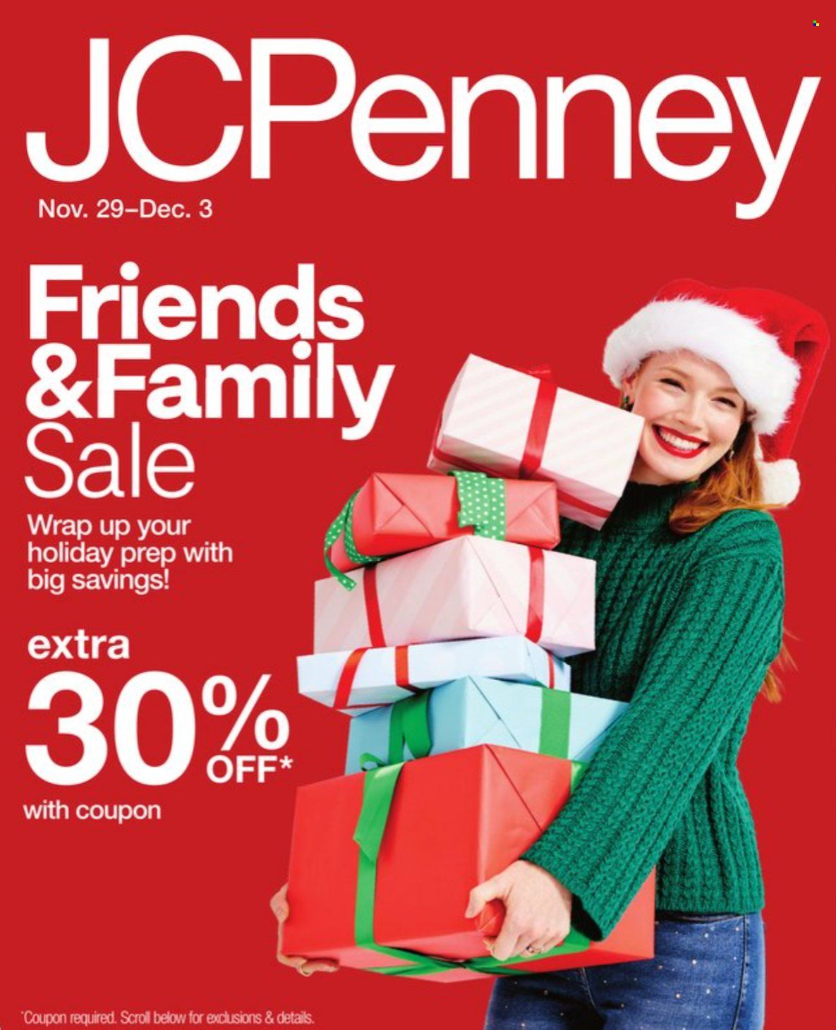 JCPenney Weekly Ad Flyer Specials November 29 to December 3, 2023