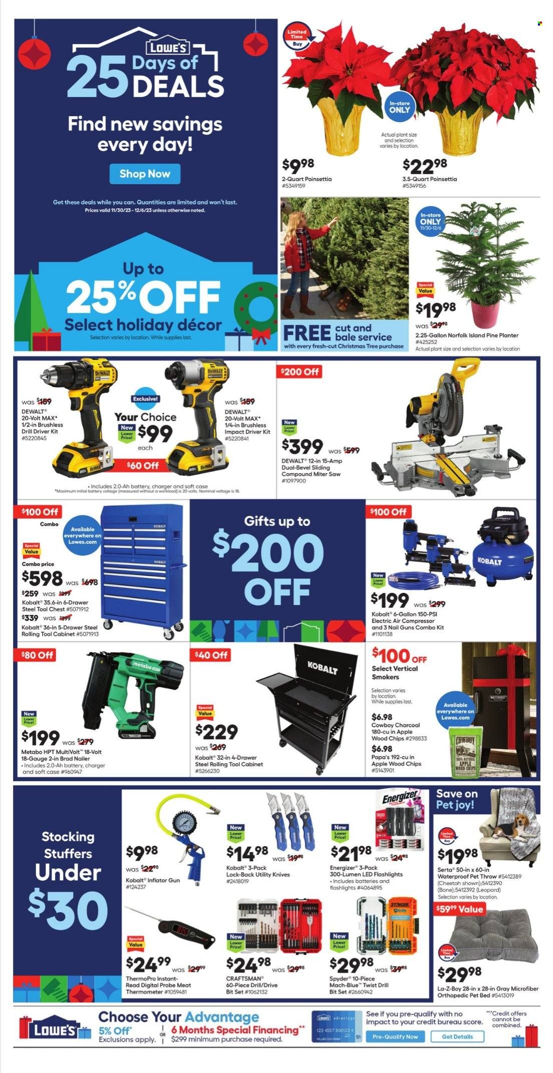 Lowe's Weekly Ad Flyer Specials November 30 to December 6, 2023