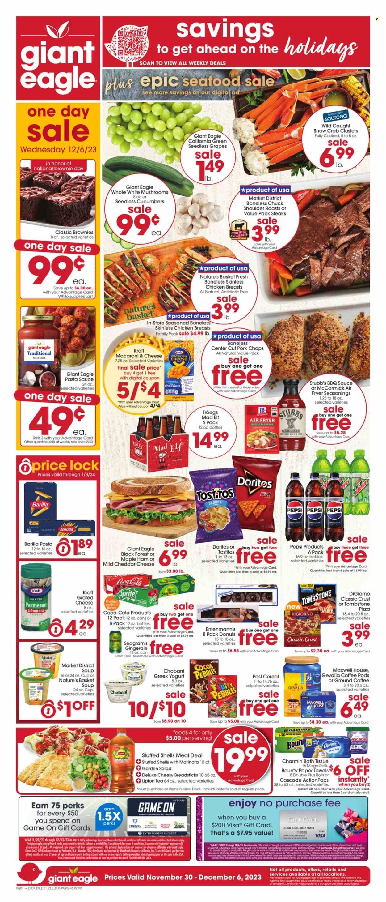 Giant Eagle (PA) Weekly Ad Flyer Specials November 30 to December 6, 2023