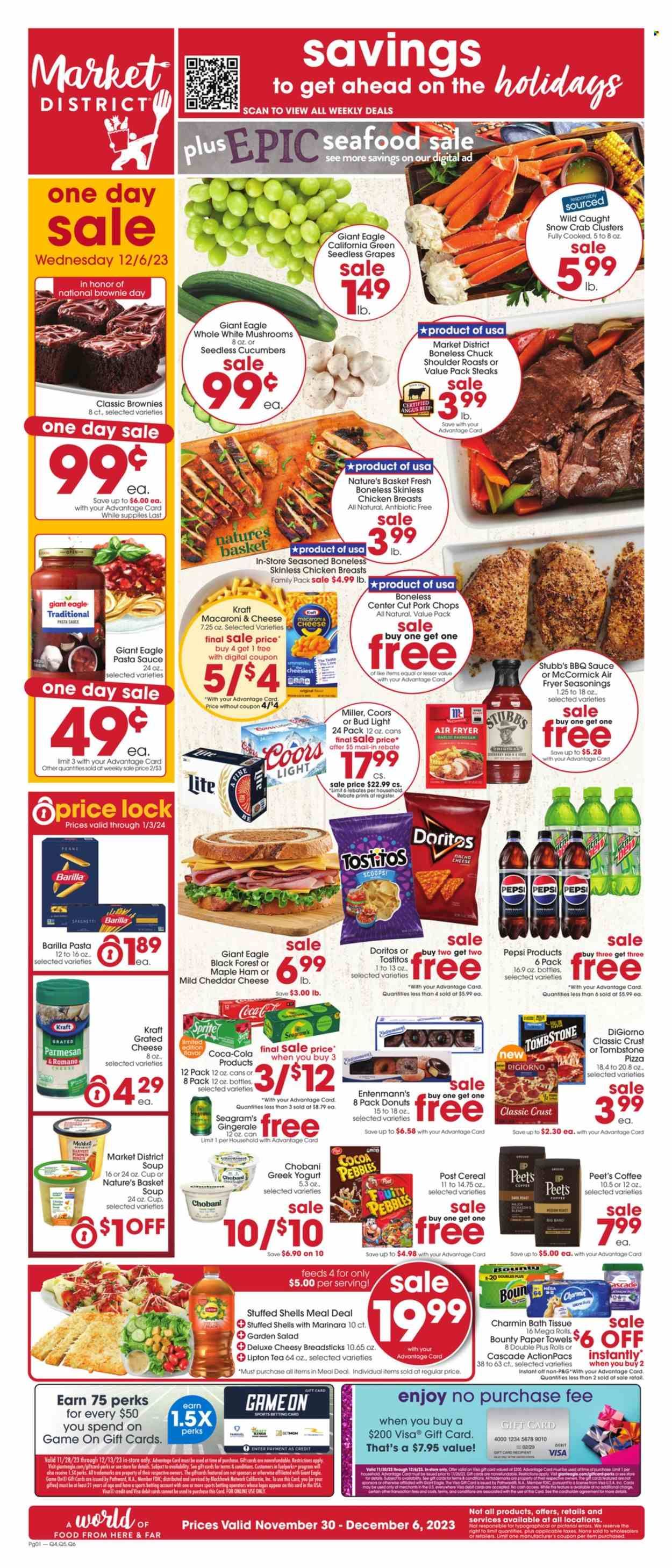 Giant Eagle (OH) Weekly Ad Flyer Specials November 30 to December 6, 2023