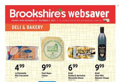 Brookshires (AR, LA, TX) Weekly Ad Flyer Specials November 29 to December 5, 2023