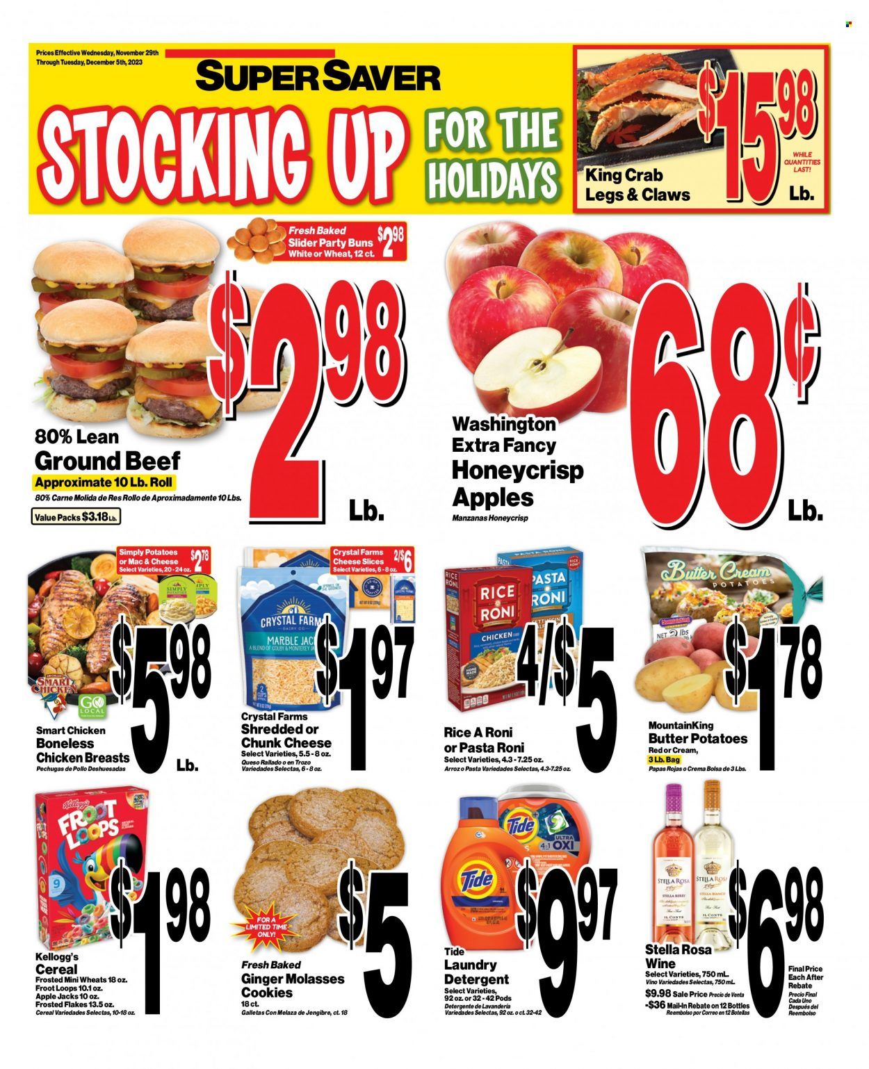 Super Saver Weekly Ad Flyer Specials November 29 to December 5, 2023