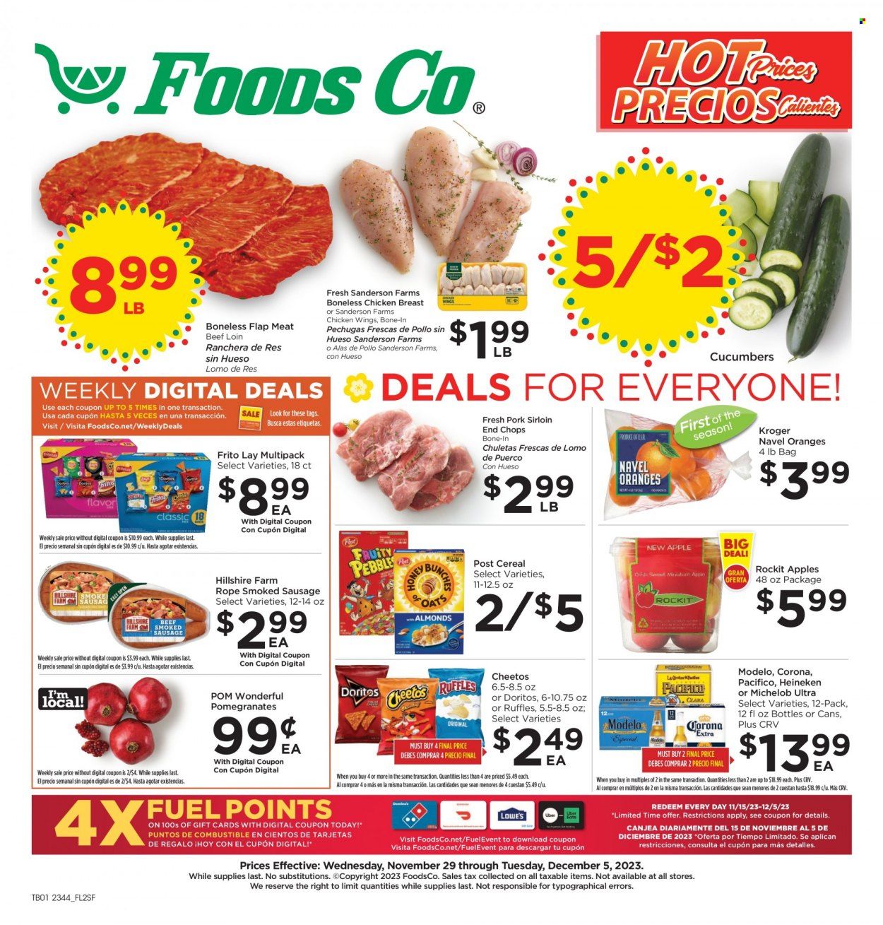 Foods Co (CA, OH, VA) Weekly Ad Flyer Specials November 29 to December 5, 2023