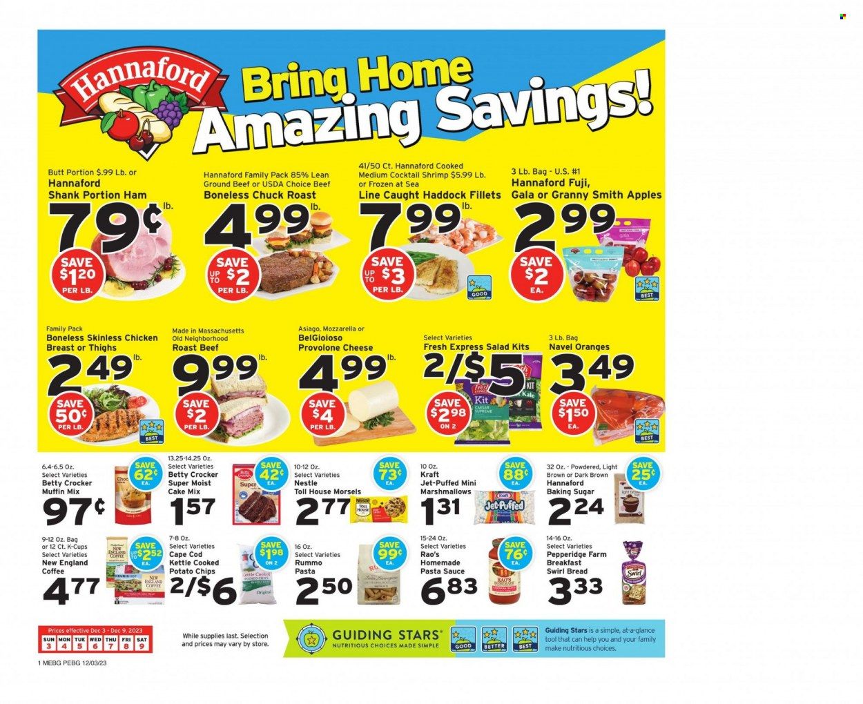 Hannaford (ME) Weekly Ad Flyer Specials December 3 to December 9, 2023