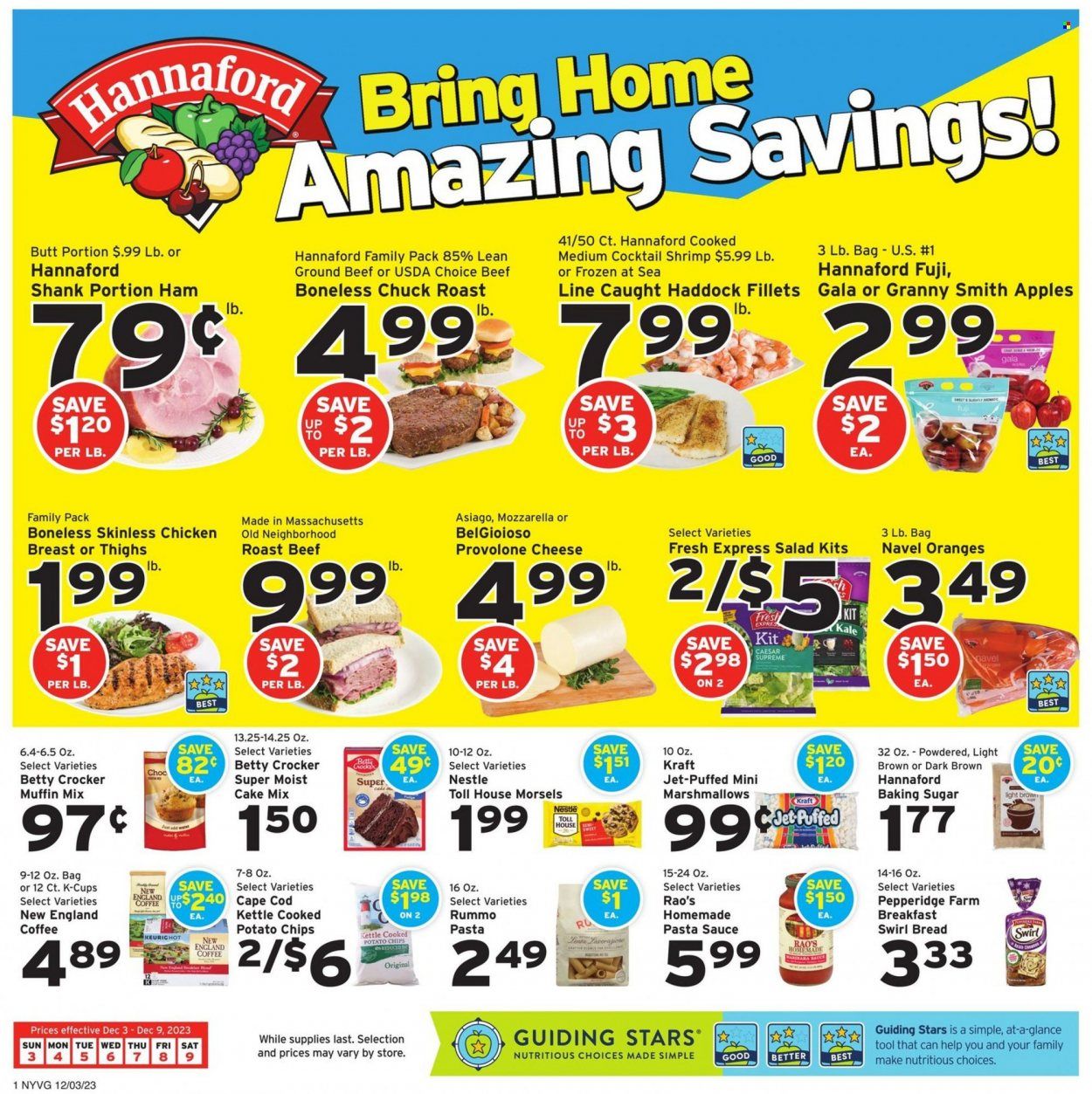 Hannaford (NY) Weekly Ad Flyer Specials December 3 to December 9, 2023