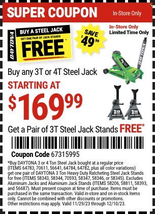 Harbor Freight Weekly Ad Flyer Specials December 1 to December 10, 2023