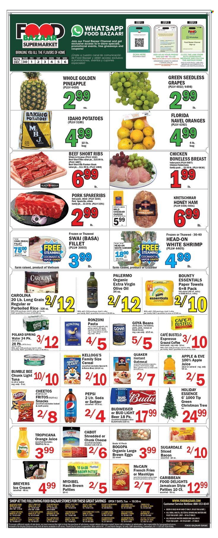 Food Bazaar (CT, NJ, NY) Weekly Ad Flyer Specials November 30 to December 6, 2023