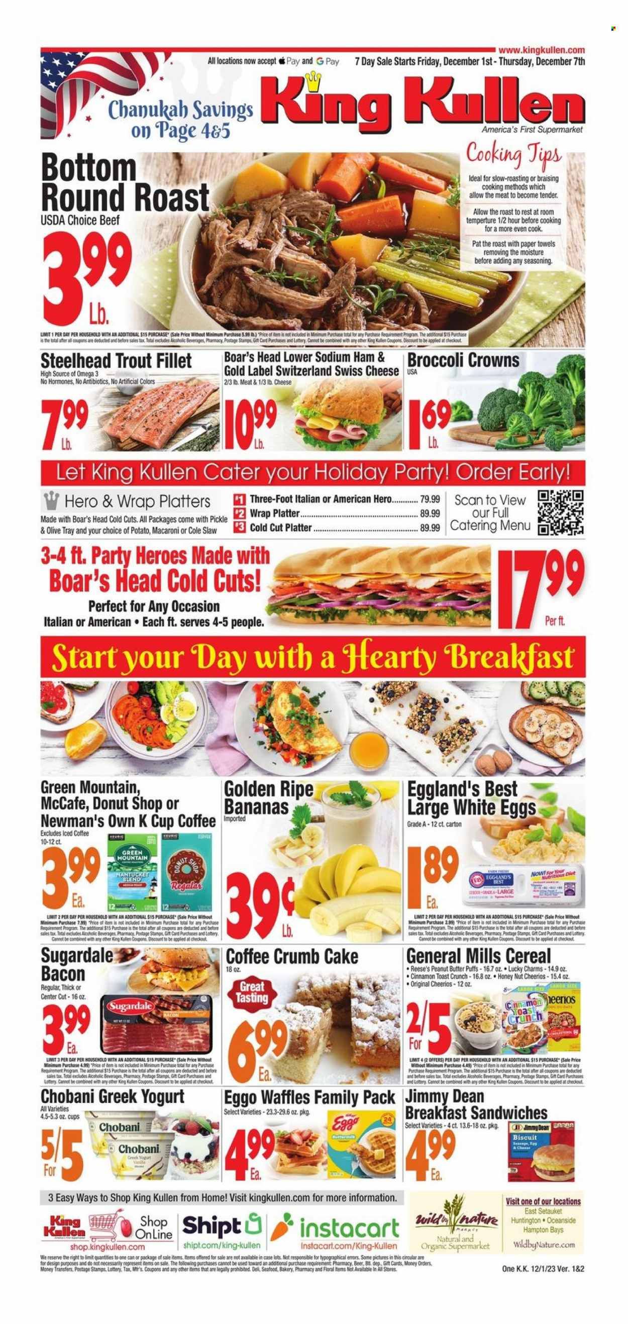 King Kullen (NY) Weekly Ad Flyer Specials December 1 to December 7, 2023
